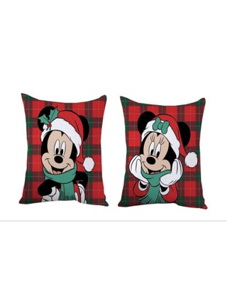 Coussin Disney Mickey - Noël 35x35 cm