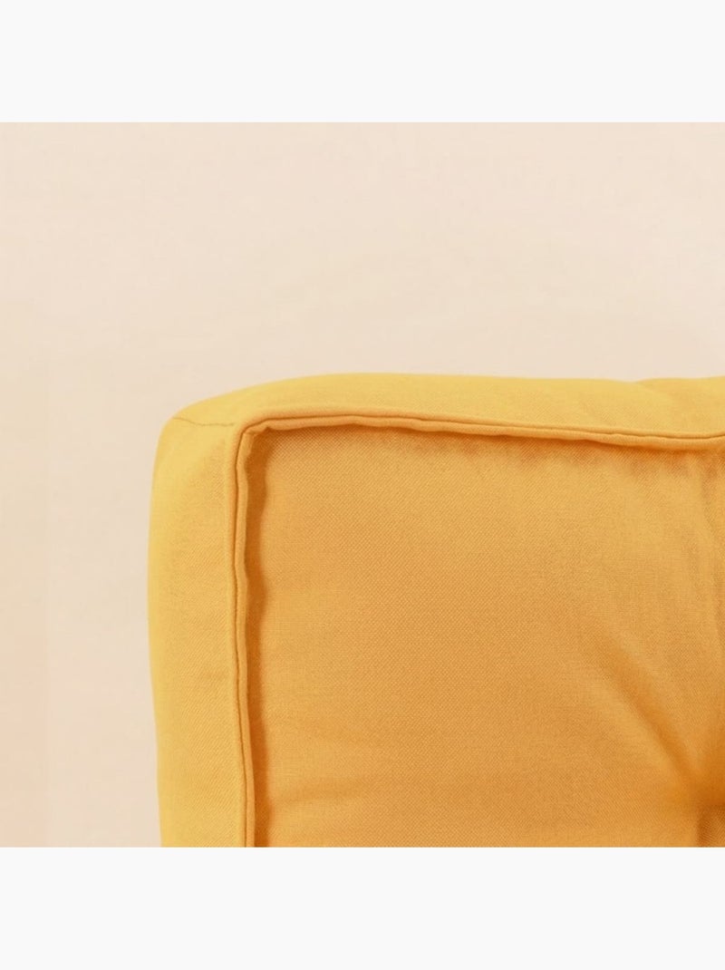 Coussin dossier cale reins déperlant ocre 40x60cm Jaune - Kiabi
