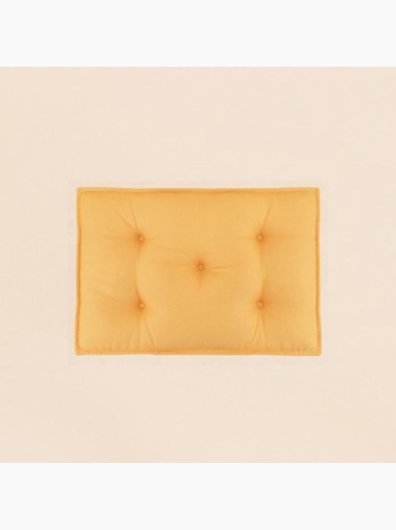 Coussin dossier cale reins déperlant ocre 40x60cm Jaune - Kiabi