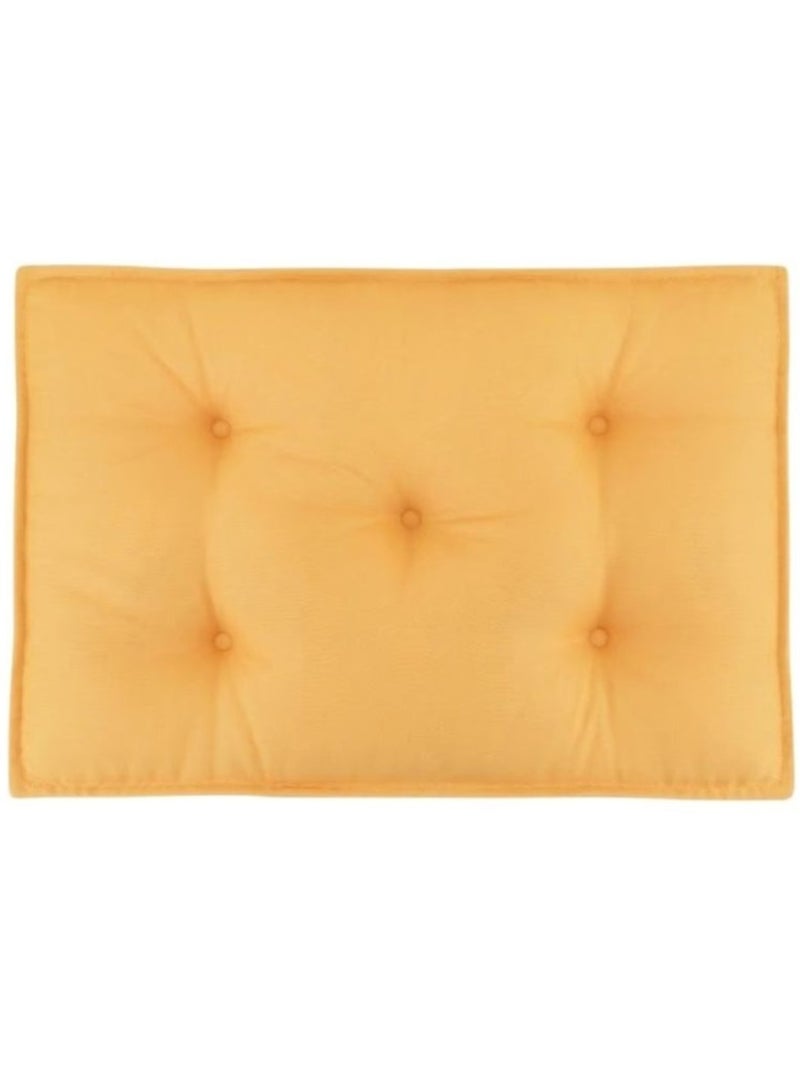 Coussin dossier/cale reins déperlant ocre 40x60cm Jaune - Kiabi