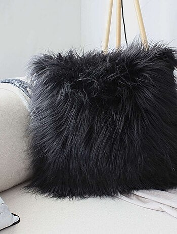 Coussin doux à poils longs Epicéa