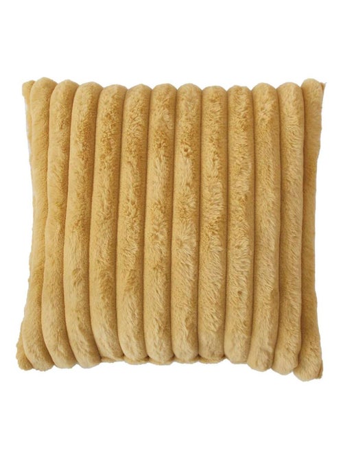 Coussin doux imitation fourrure SELA - Kiabi