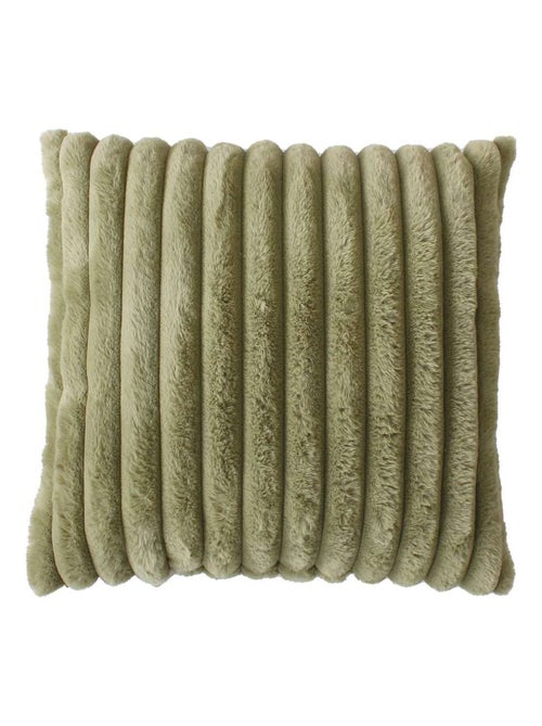 Coussin doux imitation fourrure SELA - Kiabi