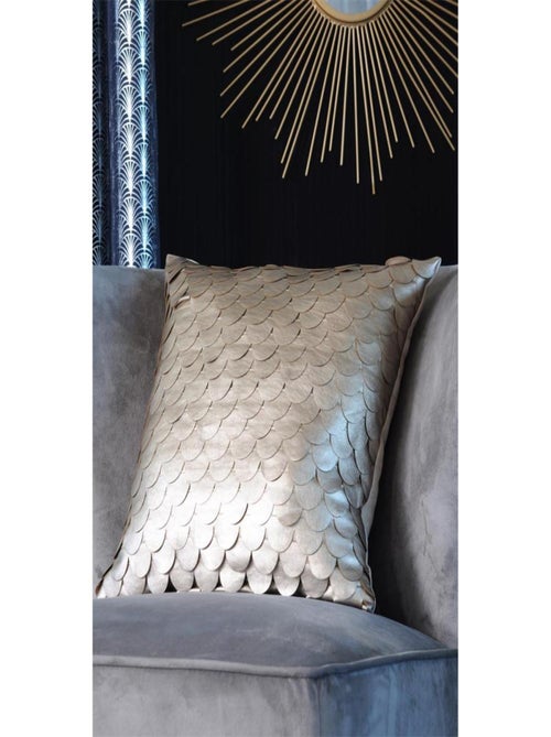 Coussin écailles brillantes 40x40cm - Kiabi