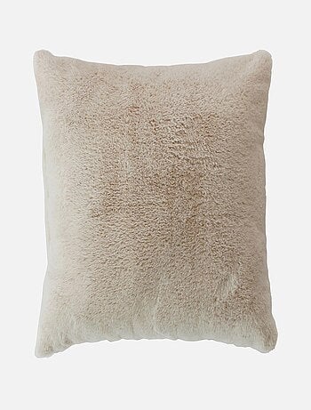 Coussin effet fourrure 40x40cm