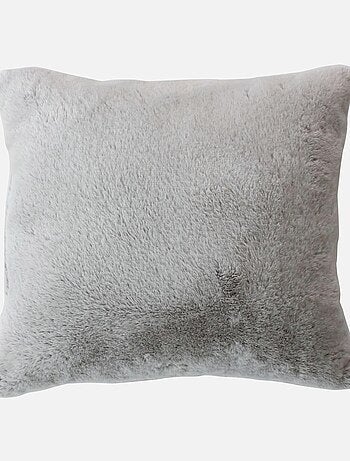 Coussin effet fourrure 40x40cm