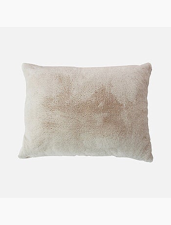 Coussin effet fourrure 65x50cm