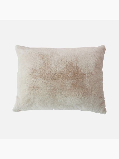 Coussin effet fourrure 65x50cm - Kiabi Coussin effet fourrure 65x50cm - Kiabi