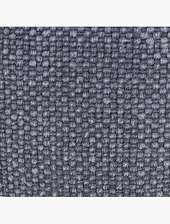 Coussin effet jean à franges 40x40cm