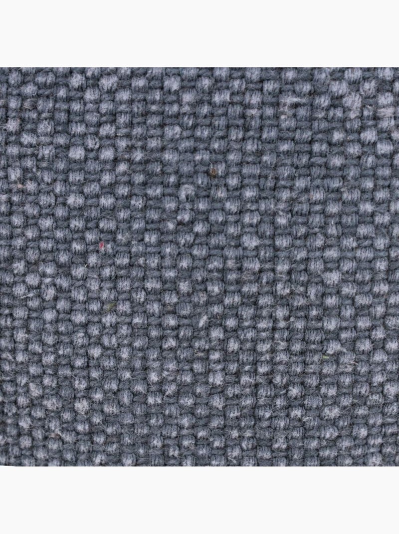 Coussin effet jean à franges 40x40cm Bleu - Kiabi