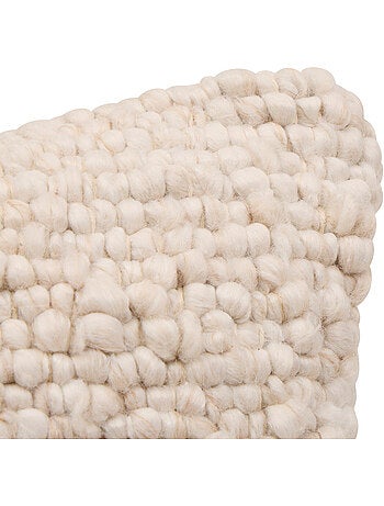 Coussin effet laine VOLNA