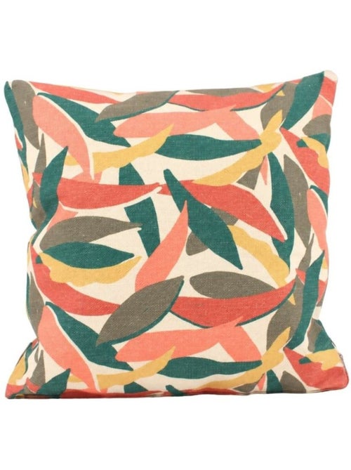 Coussin effet lin déperlant & anti-uv imprimé 40x40cm - Kiabi