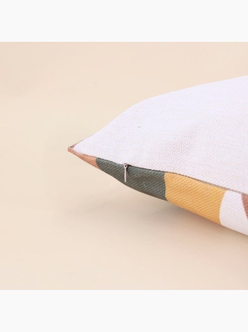 Coussin effet lin déperlant & anti-uv imprimé coloré 30x50cm - Kiabi
