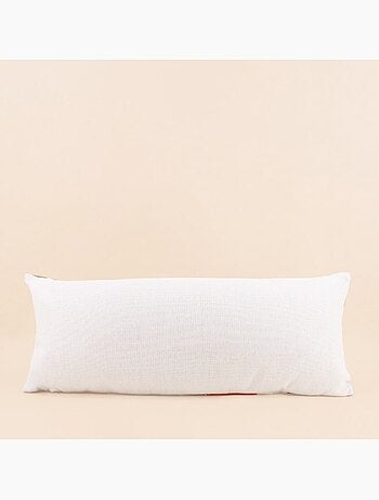 Coussin effet lin déperlant & anti-uv imprimé coloré 30x70cm