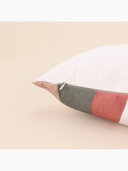 Coussin effet lin déperlant & anti-uv imprimé coloré 30x70cm - Kiabi