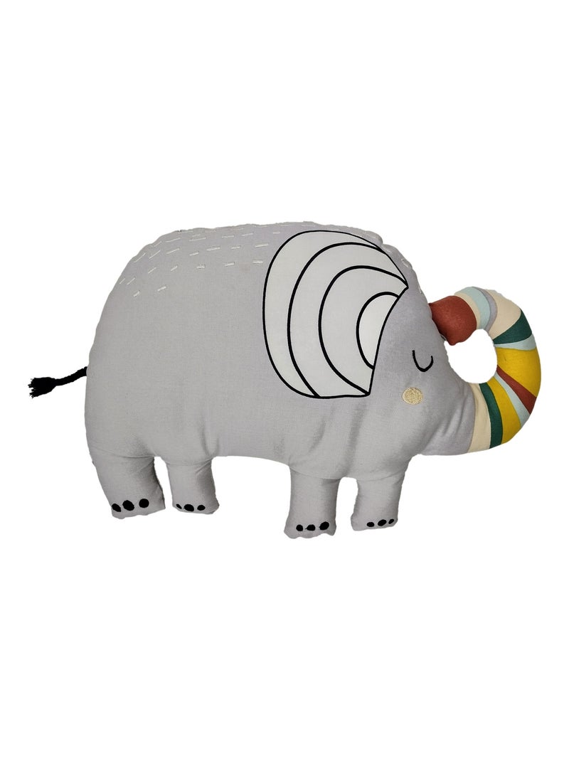 Coussin Élégant en Forme dÉléphant  Collection SAVANE Blanc - Kiabi