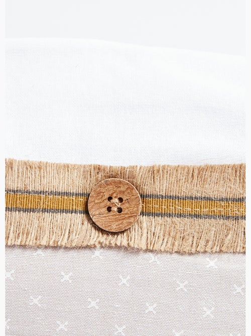 Coussin en coton 32X50 cm CANDICE, par Soleil d'Ocre - Kiabi