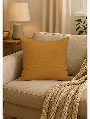 Coussin en coton 40x40 cm PANAMA, par Soleil d'Ocre