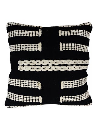 Coussin en coton 45x45 cm MACRAME chennai, par Soleil d'Ocre