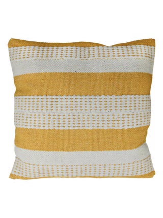 Coussin en coton 45x45 cm MACRAME delhi, par Soleil d'Ocre