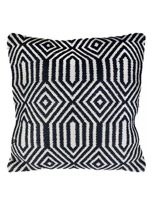 Coussin en coton 45x45 cm MACRAME mumbai, par Soleil d'Ocre - Kiabi