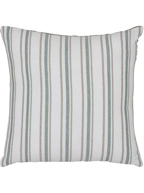 Coussin en coton à rayures déhoussable GROOVE - Kiabi