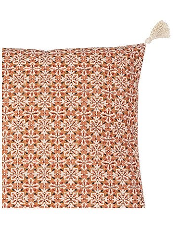 Coussin en coton avec pompons SOUK 'Deko&co'