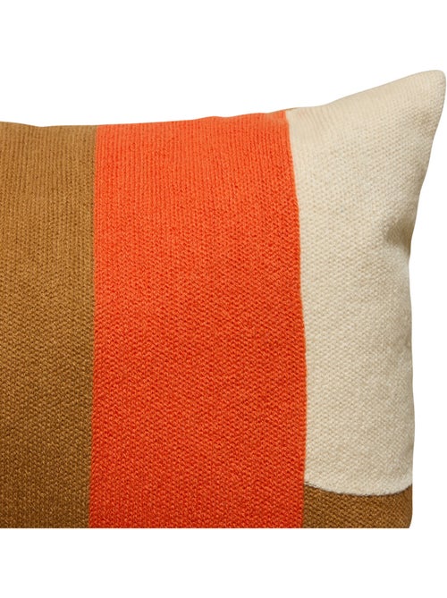 Coussin en coton brodé déhoussable HARY - Kiabi