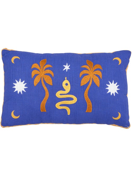 Coussin en coton brodé LIBERTAD - Kiabi Coussin en coton brodé LIBERTAD - Kiabi