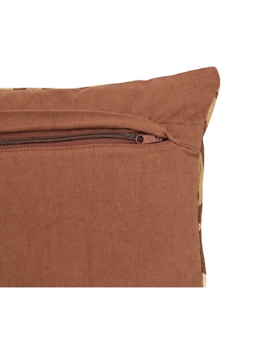 Coussin en coton broderie zebre - Kiabi