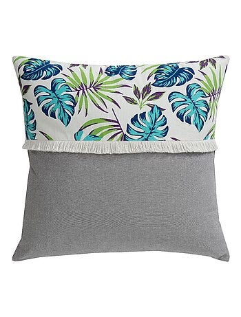 Coussin en coton EXOTIC BLUE 'Deko&co'