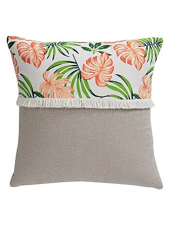 Coussin en coton EXOTIC CORAIL 'Deko&co'