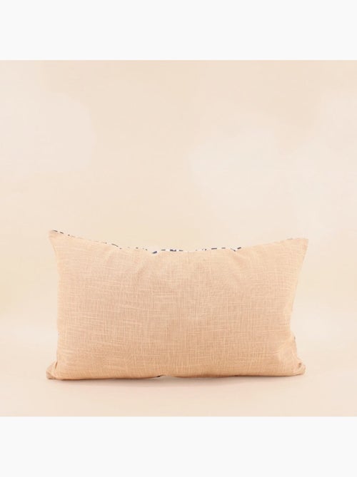 Coussin en coton flammé imprimé bord de mer 30x50cm - Kiabi
