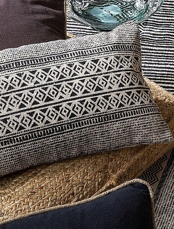 Coussin en coton imprimé AFRICA 'Deko&co'