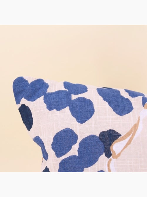 Coussin en coton imprimé coquillages 40x40cm - Kiabi