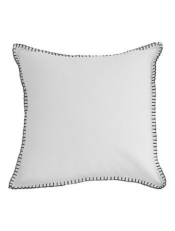 Coussin en coton lavé 40x40 cm SPIRIT, par Soleil d'Ocre