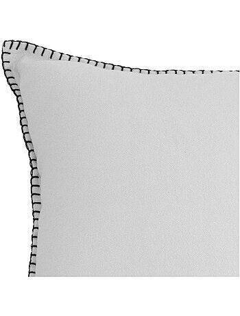 Coussin en coton lavé 40x40 cm SPIRIT, par Soleil d'Ocre