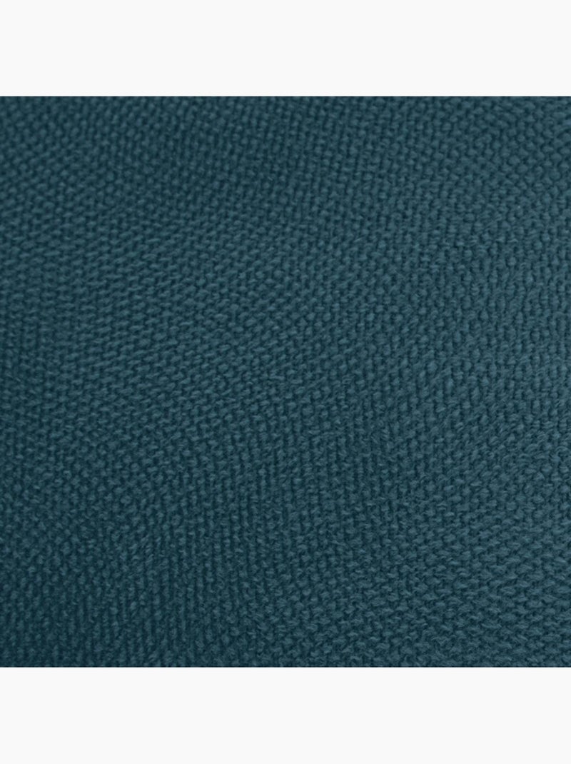 Coussin en coton lilou Bleu canard - Kiabi
