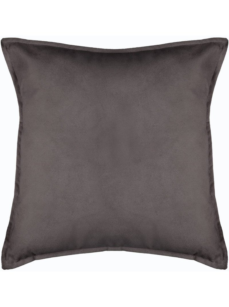 Coussin en coton lilou Gris foncé - Kiabi