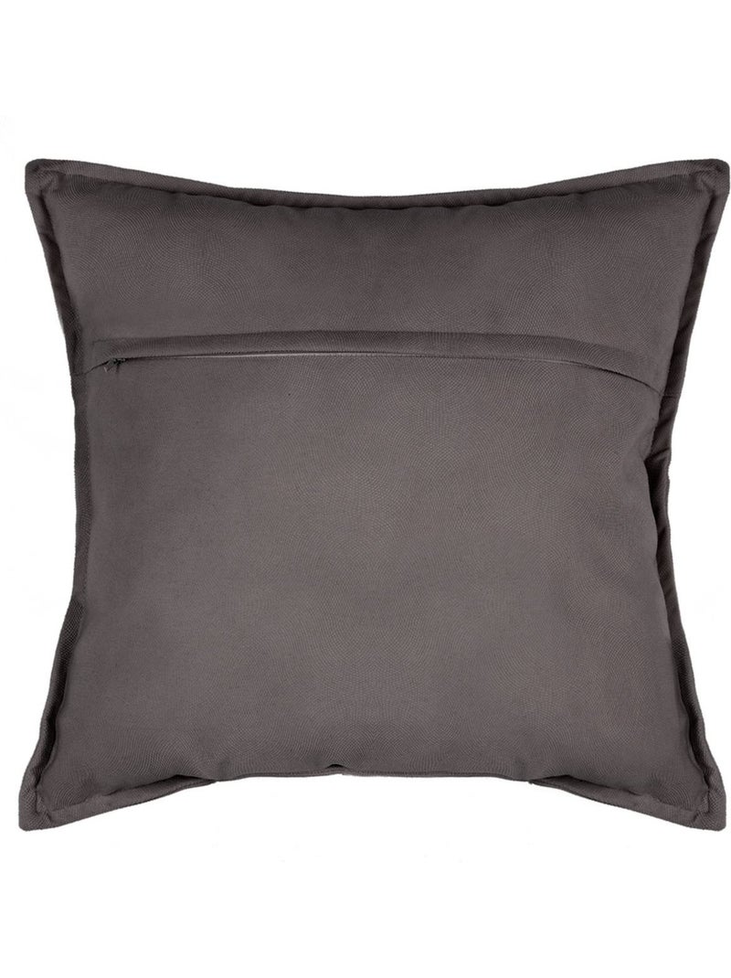 Coussin en coton lilou Gris foncé - Kiabi