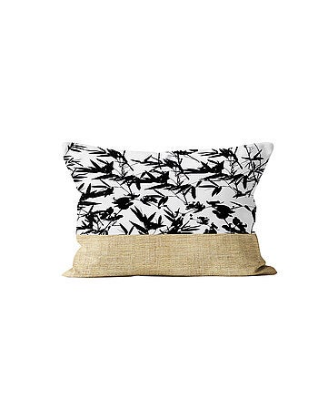 Coussin en coton MAYLINE, par Soleil d'ocre