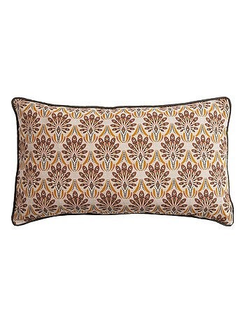 Coussin en coton PEACOCK 'Deko&co'