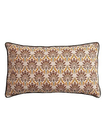 Coussin en coton PEACOCK 'Deko&co'