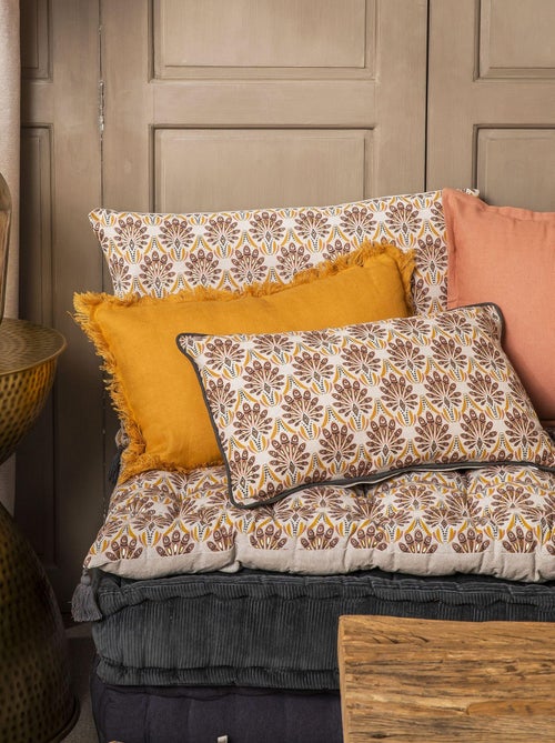 Coussin en coton PEACOCK 'Deko&co' - Kiabi Coussin en coton PEACOCK 'Deko&co' - Kiabi
