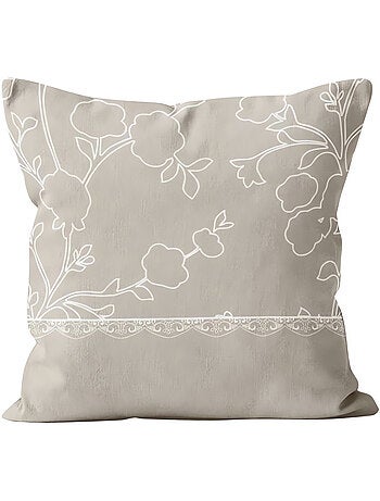Coussin en coton ROMANCE, par Soleil d'Ocre