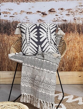 Coussin en coton tissé jacquard DOFUS 'Deko&co'