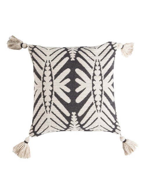 Coussin en coton tissé jacquard JAFFAR 'Deko&co' - Kiabi