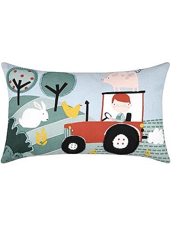 Coussin en coton Tom a la ferme