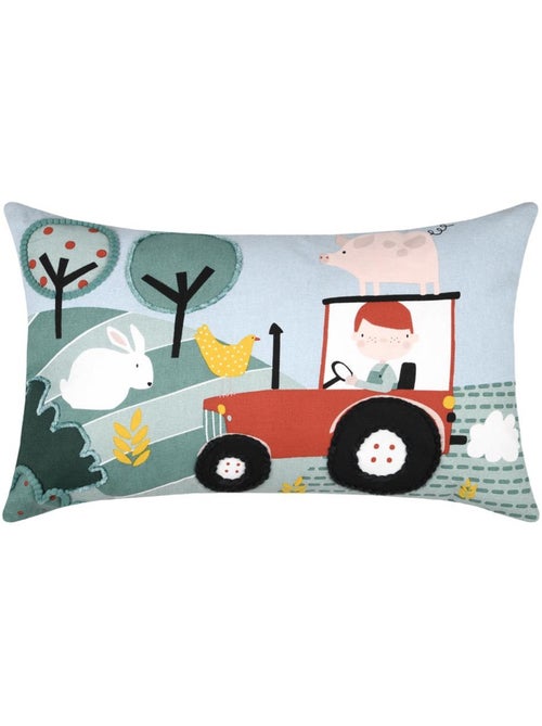 Coussin en coton Tom a la ferme - Kiabi