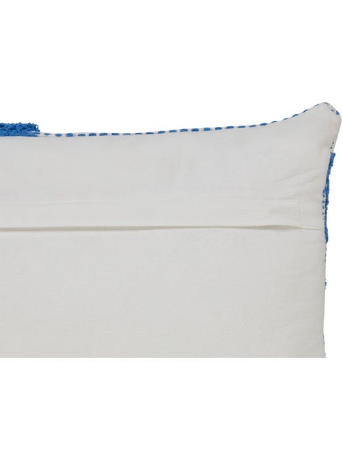 Coussin en coton tufte Poppy Colors - Kiabi